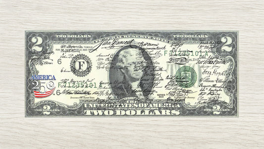 Declaration of Independence Signatures: A Must-Have Collectible $2 Bill for America’s 250th Anniversary (2026)