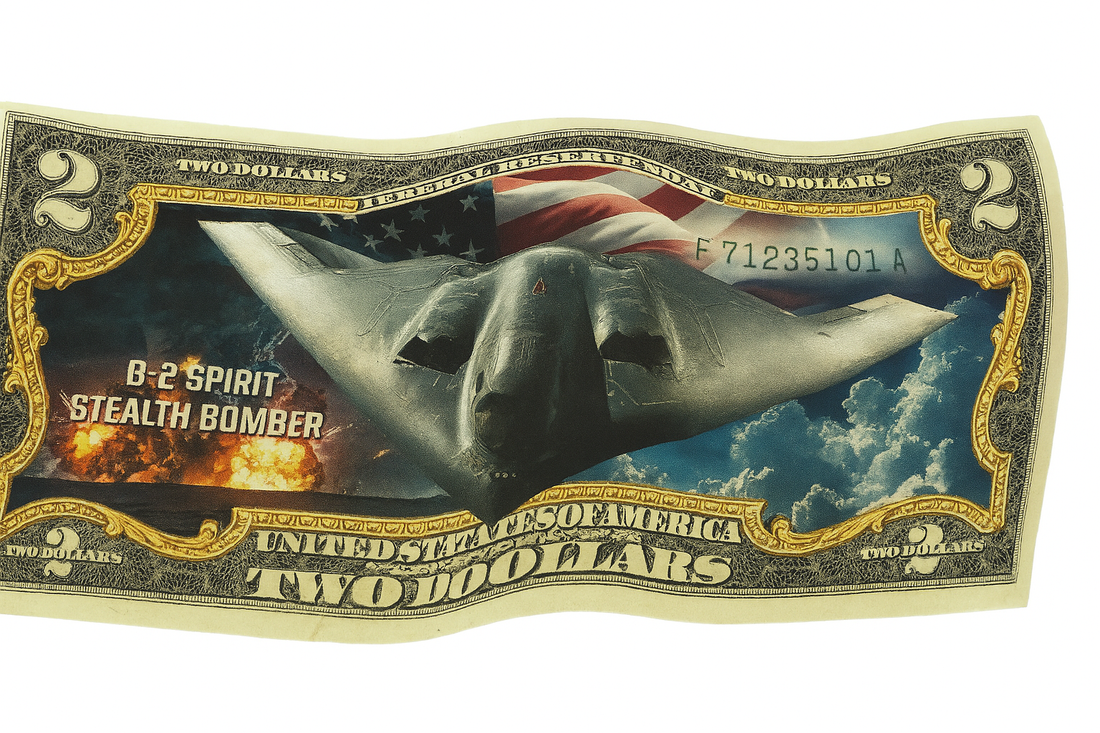 B-2 Bomber $2 Bill: The Ultimate Tribute to American Airpower!
